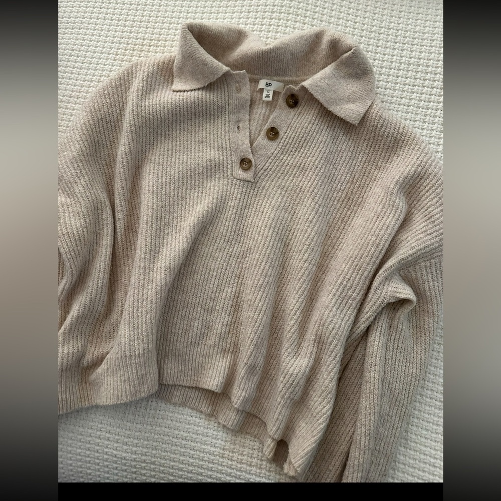 BP Collared Henley Sweater Size 1X